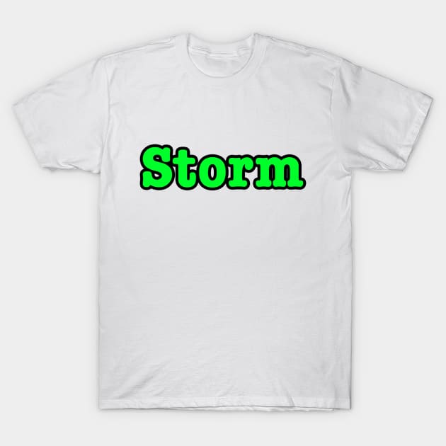 Storm T-Shirt by lenn